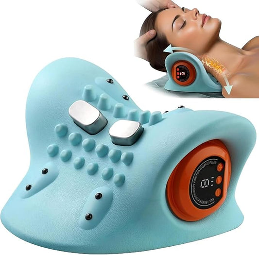 EMS Neck Massager – 6 Modes, Pain Relief & Deep Relaxation