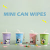Panda Mini Makeup Wipes Can Product Description
